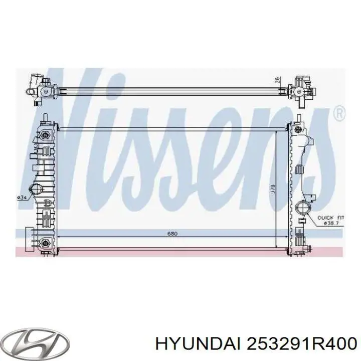  Hyundai/Kia 253291R400 ціна, від 23.18 USD