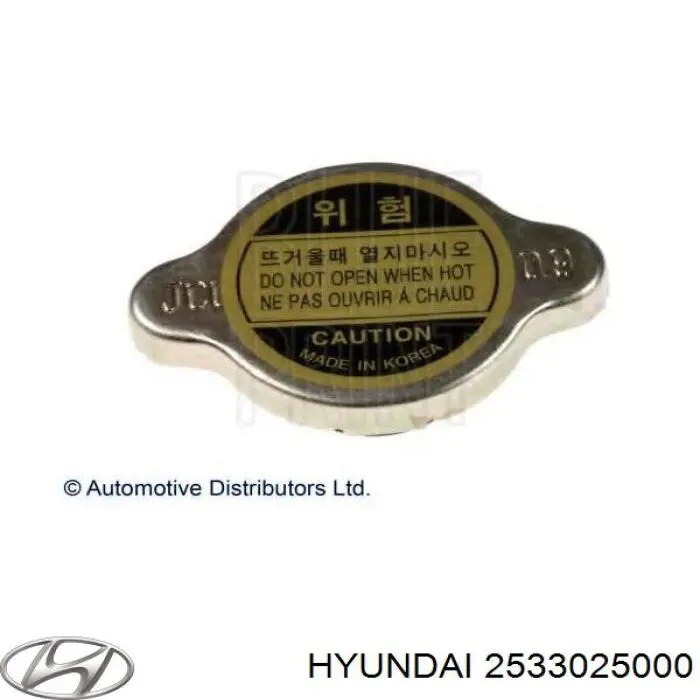 2533025000 Hyundai/Kia кришка/пробка радіатора
