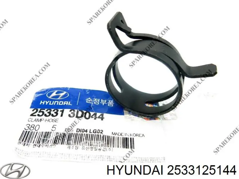 Хомут стяжний металевий, універсальний Hyundai/Kia 2533125144 ціна, від 3.67 USD