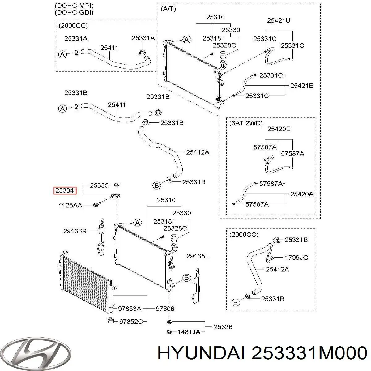  253331M000 Hyundai/Kia