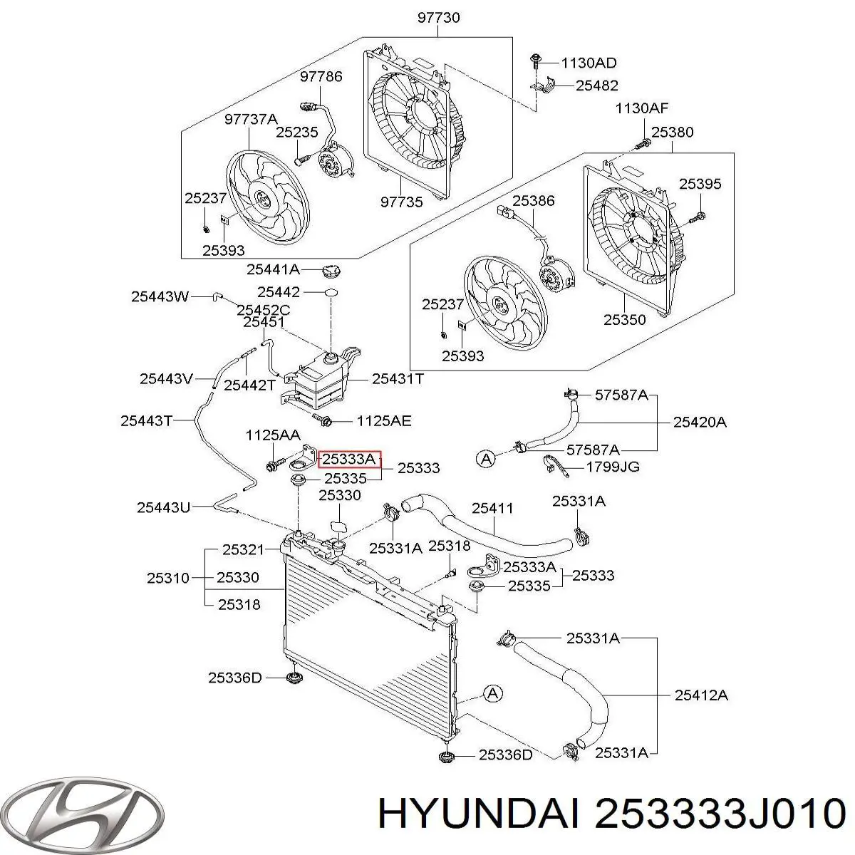  Hyundai/Kia 253333J010 ціна, від 23.80 USD