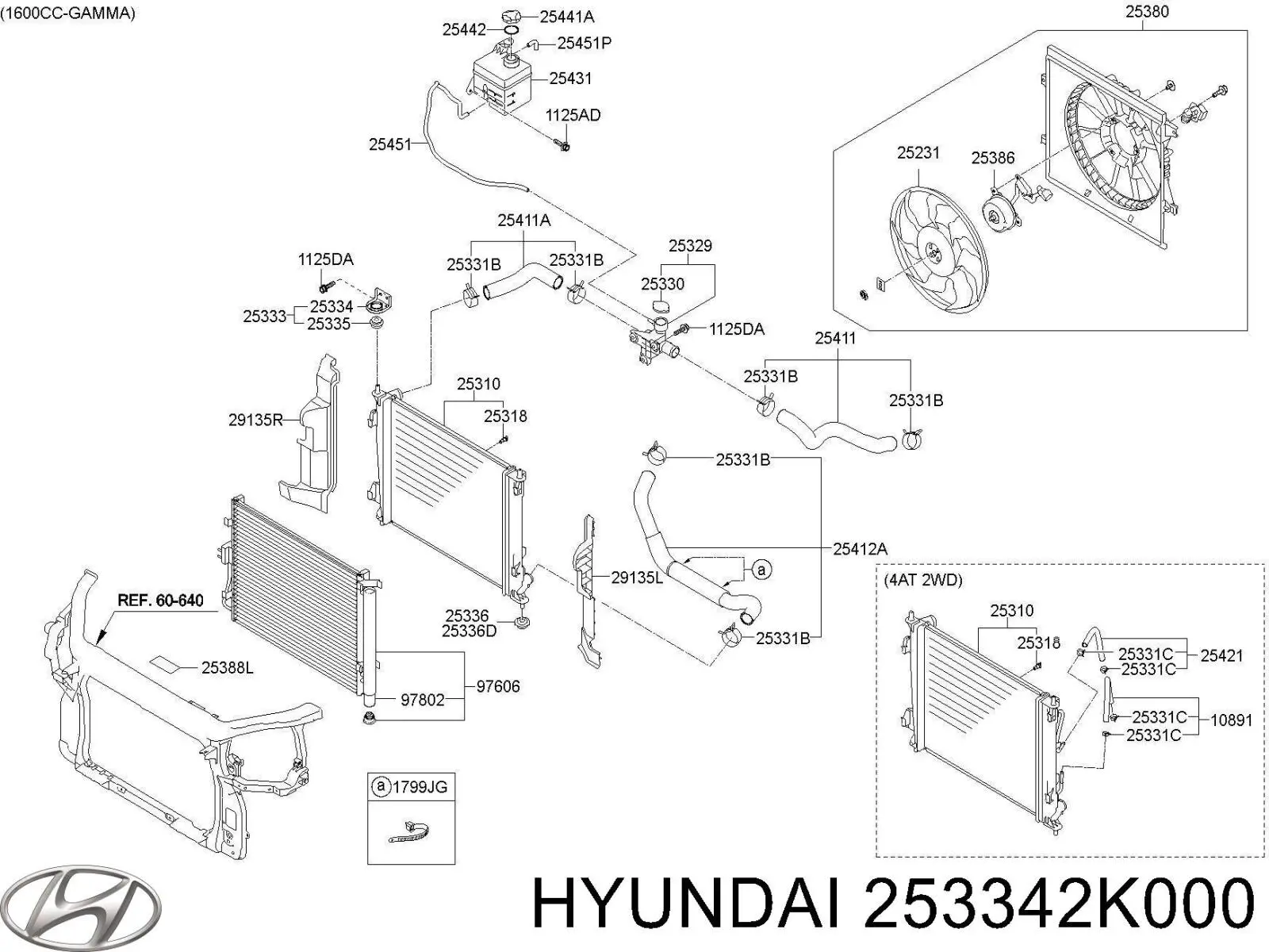  253342K000 Hyundai/Kia