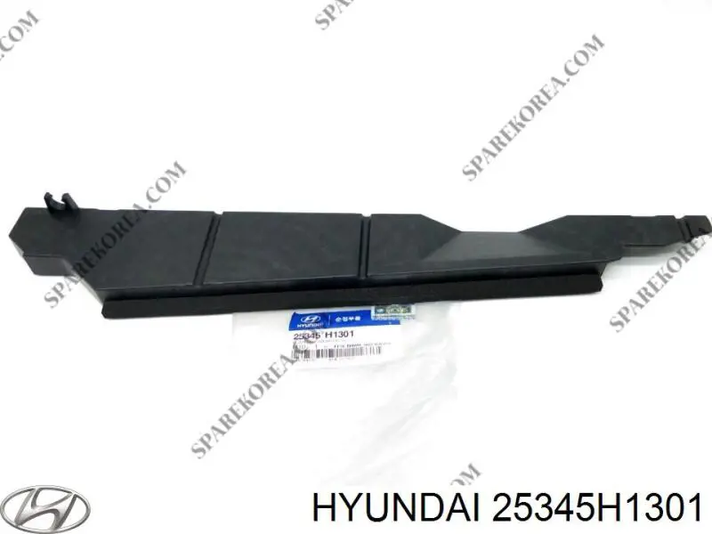 Повітропровід (дефлектор) радіатора, лівий Hyundai/Kia 25345H1301 ціна, від 13.65 USD