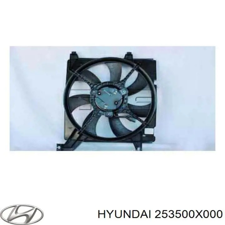 Дифузор (кожух) радіатора охолодження Hyundai/Kia 253500X000 ціна, від 18.86 USD