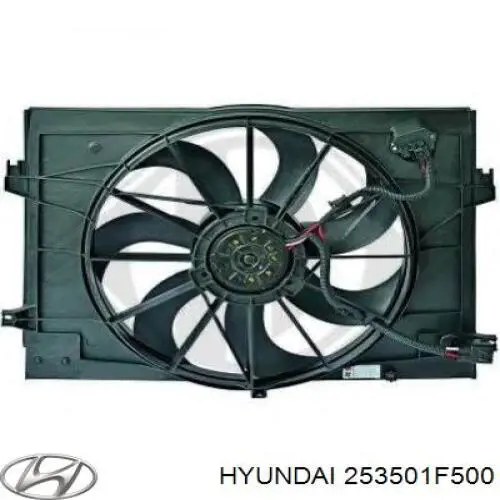 Дифузор вентилятора Hyundai/Kia 253501F500 ціна, від 50.39 USD