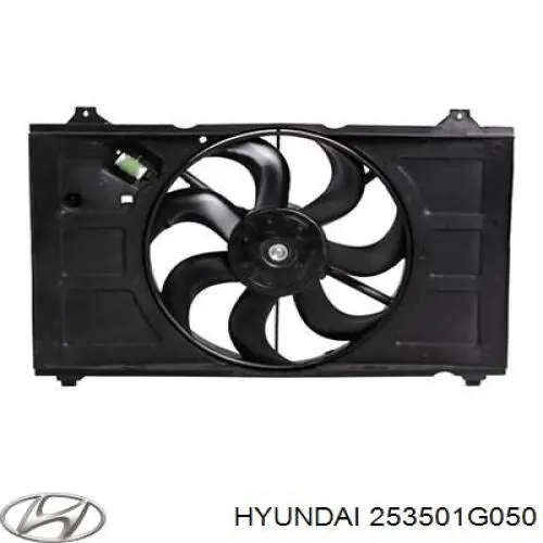 Дифузор (кожух) радіатора охолодження Hyundai/Kia 253501G050 ціна, від  USD