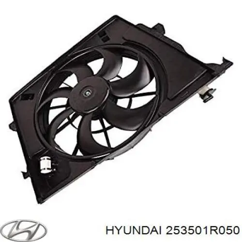 253501R050 Hyundai/Kia дифузор (кожух радіатора охолодження)