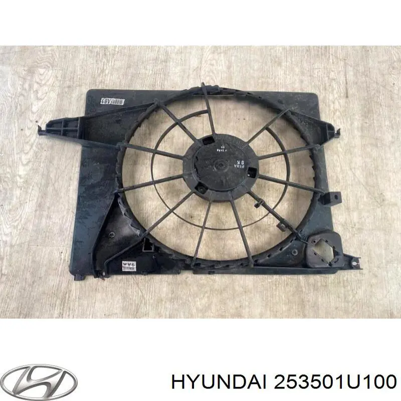253501U100 Hyundai/Kia дифузор (кожух радіатора охолодження)