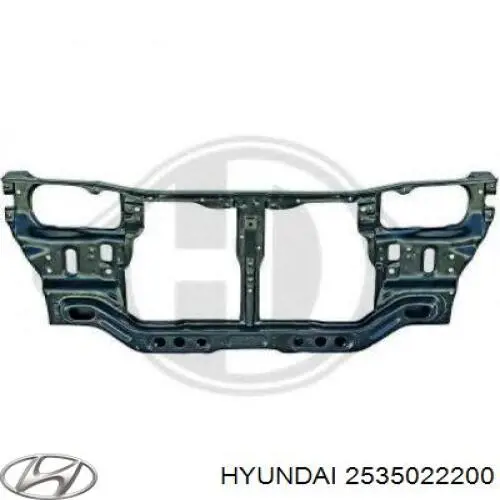 2535022200 Hyundai/Kia дифузор (кожух радіатора охолодження)