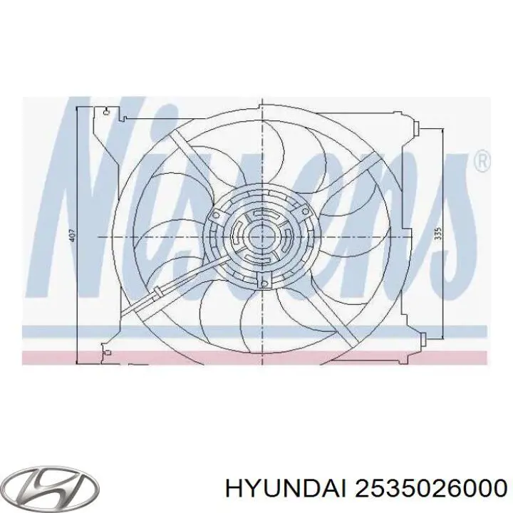 Дифузор (кожух) радіатора охолодження Hyundai Santa Fe I позашляховик (SM) (2000 - 2006) ціна, від 10.71 USD