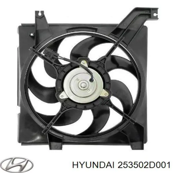 Купити 253502D001 Hyundai/Kia Дифузор вентилятора