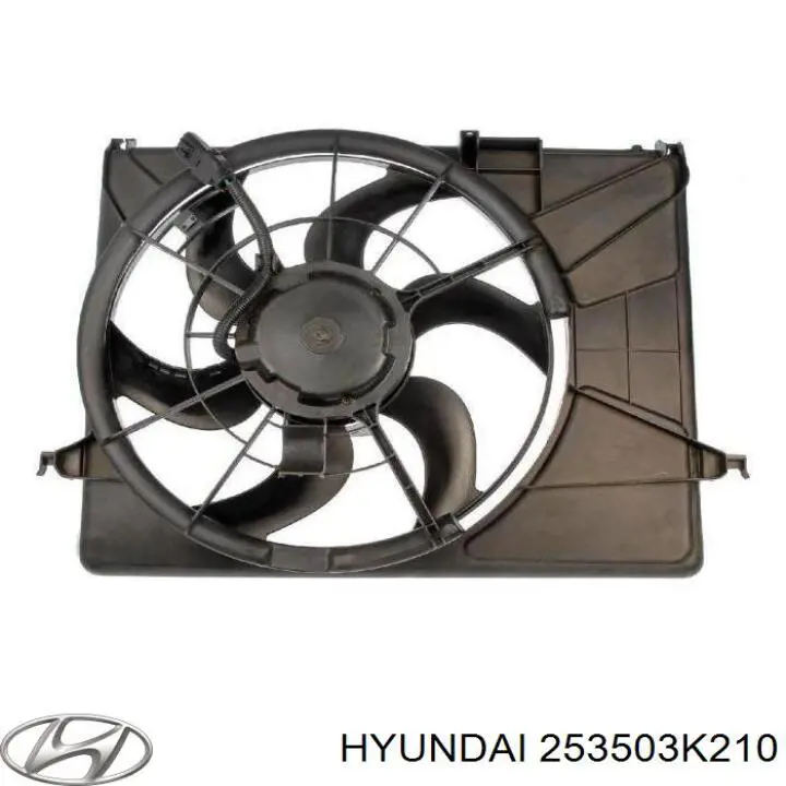 Дифузор (кожух) радіатора охолодження 253503K210 Hyundai/Kia