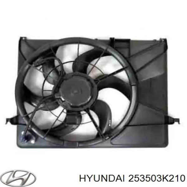Дифузор (кожух) радіатора охолодження Hyundai/Kia 253503K210 ціна, від 31.88 USD
