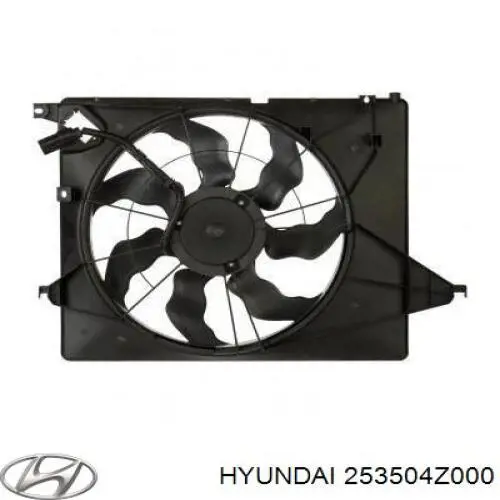 Дифузор (кожух) радіатора охолодження Hyundai/Kia 253504Z000 ціна, від  USD