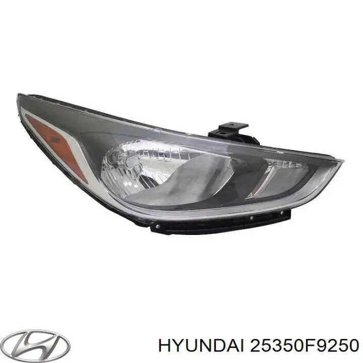 25350F9250 Hyundai/Kia Облицювання рамки радіатора