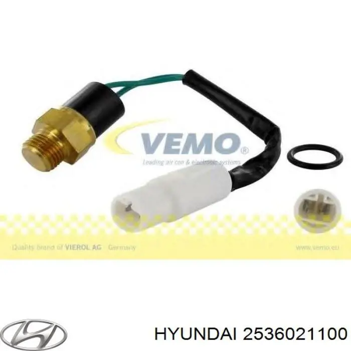 Купити 2536021100 Hyundai/Kia Датчик включення вентилятора