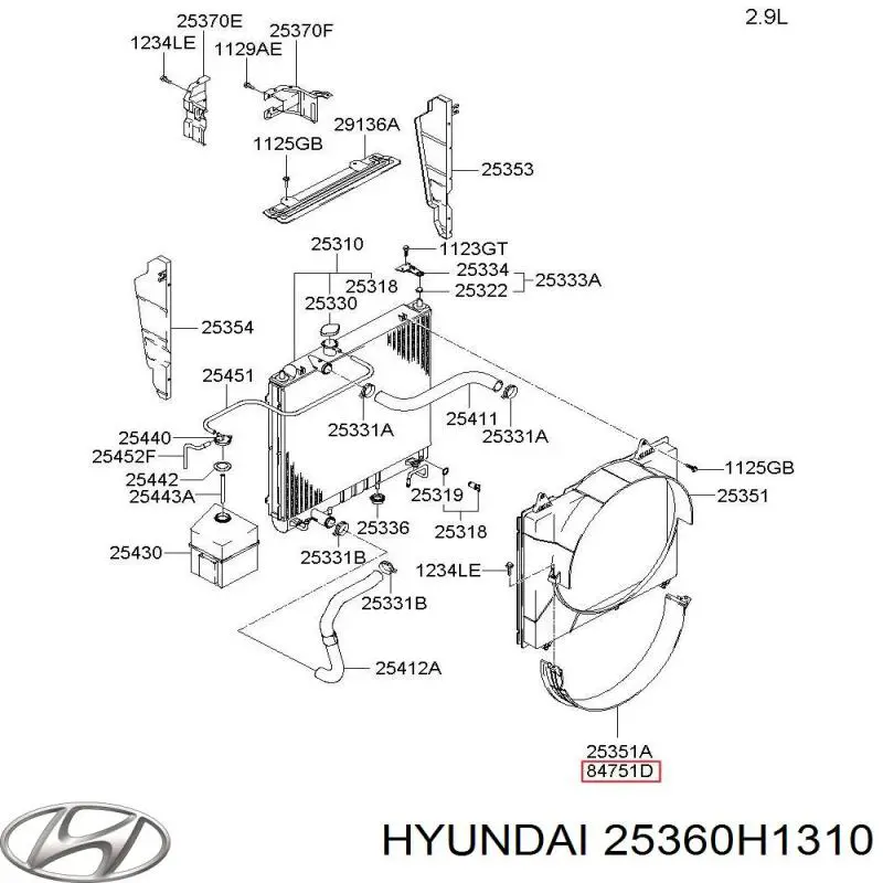  25360H1310 Hyundai/Kia