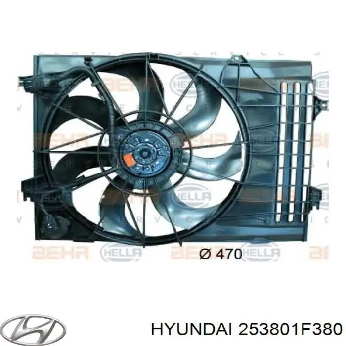 Купити KM0500290 KAP Дифузор радіатора охолодження, в зборі з двигуном і крильчаткою