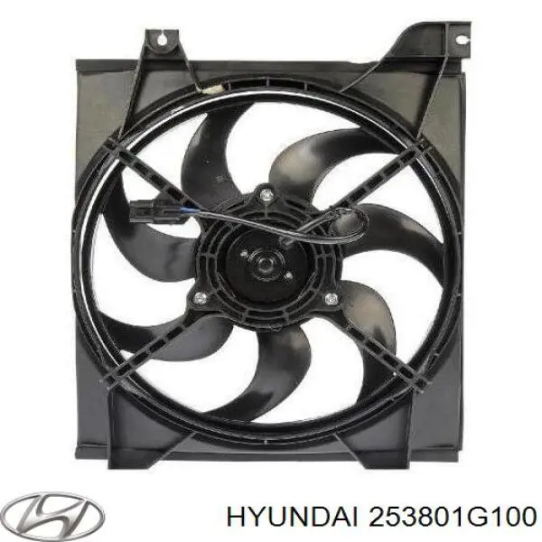 Вентилятор охолодження радіатора 253801G100 Hyundai/Kia