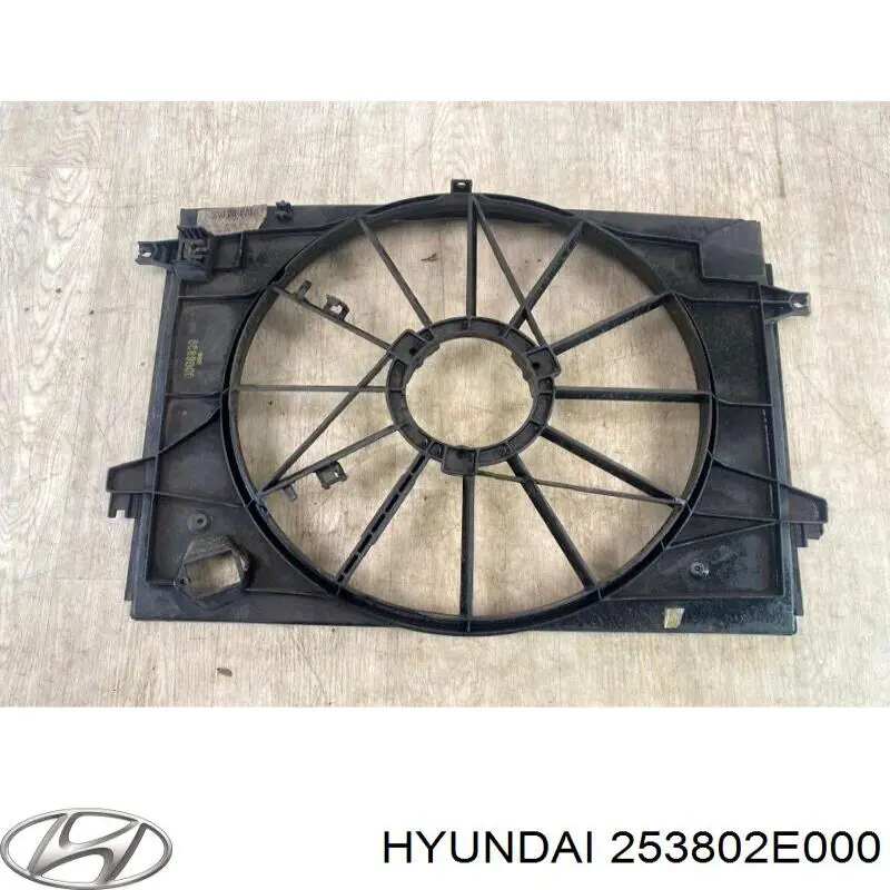 Дифузор радіатора охолодження, в зборі з двигуном і крильчаткою Hyundai/Kia 253802E000 ціна, від 76.05 USD