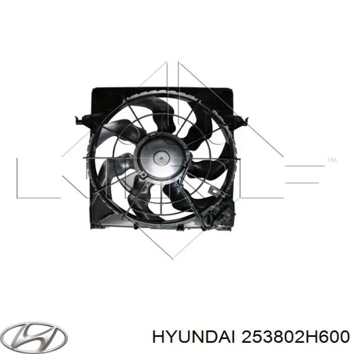 Дифузор радіатора охолодження, в зборі з двигуном і крильчаткою Hyundai/Kia 253802H600 ціна, від 55.87 USD