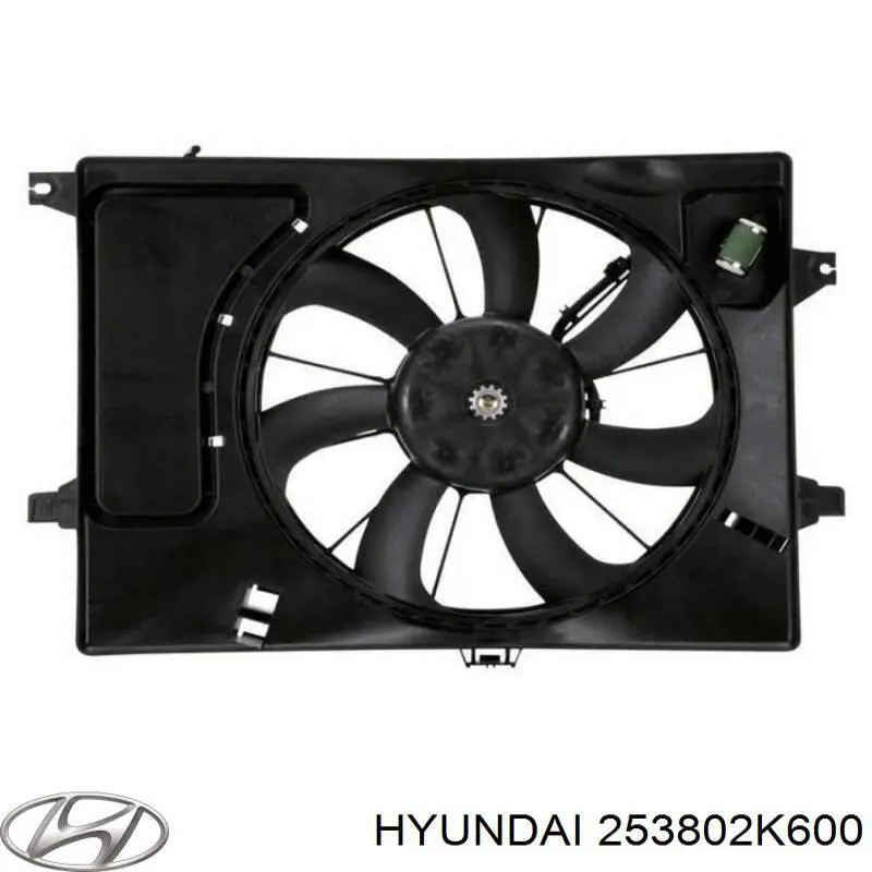 253802K600 Hyundai/Kia Електровентилятор радіатора