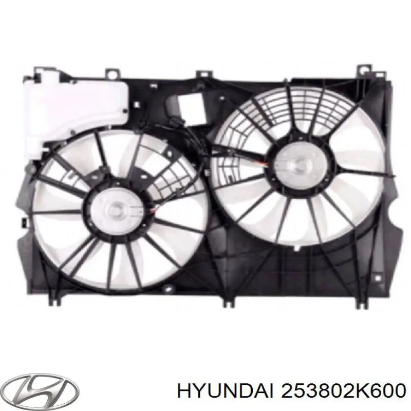 Вентилятор радіатора Hyundai/Kia 253802K600 ціна, від 156.43 USD