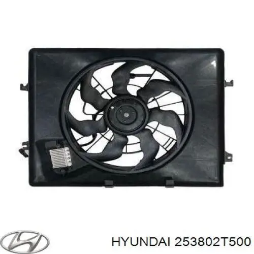 Купити 41D123W4 Polcar Дифузор радіатора охолодження, в зборі з двигуном і крильчаткою