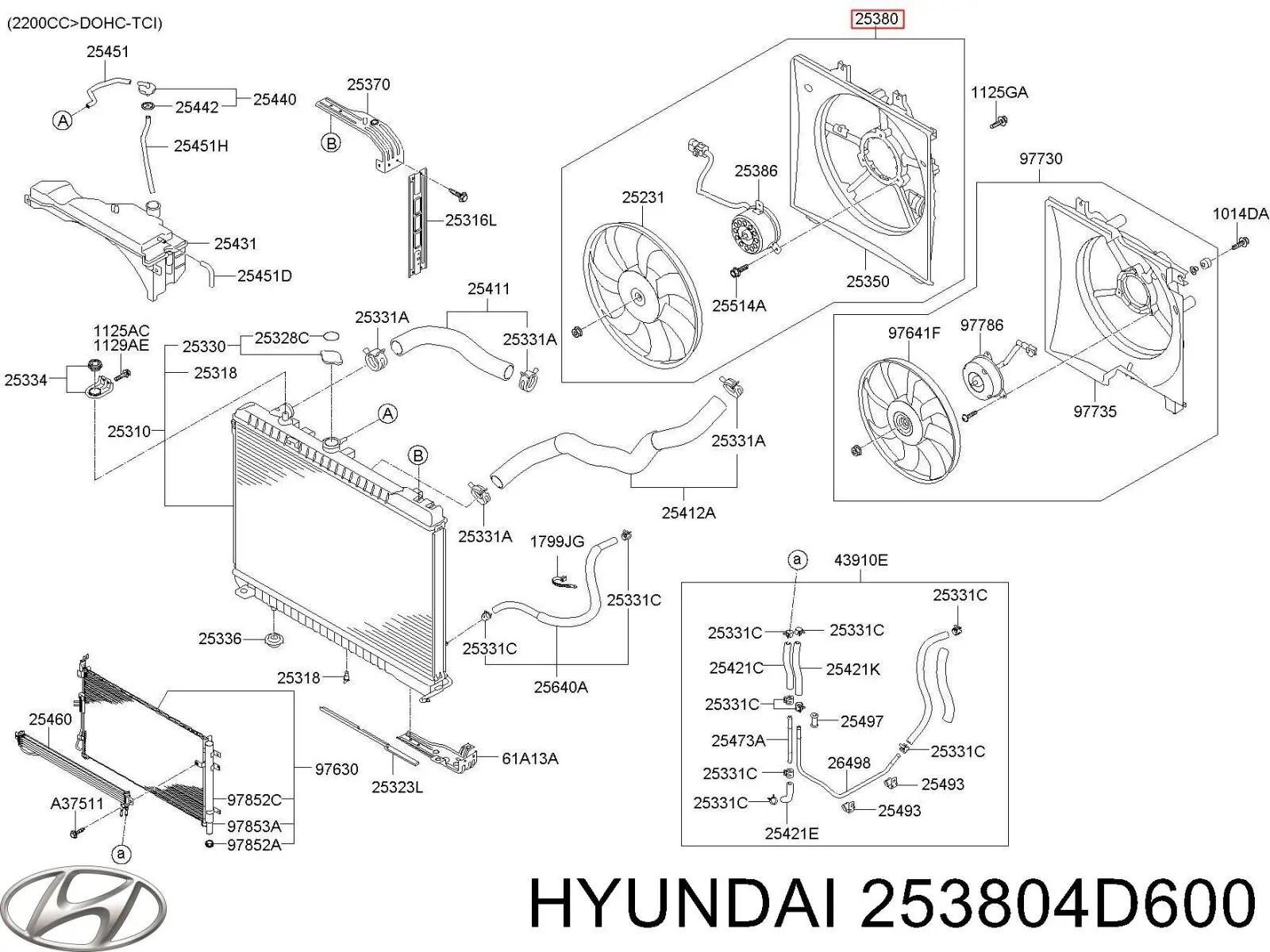 253804D600 Hyundai/Kia 