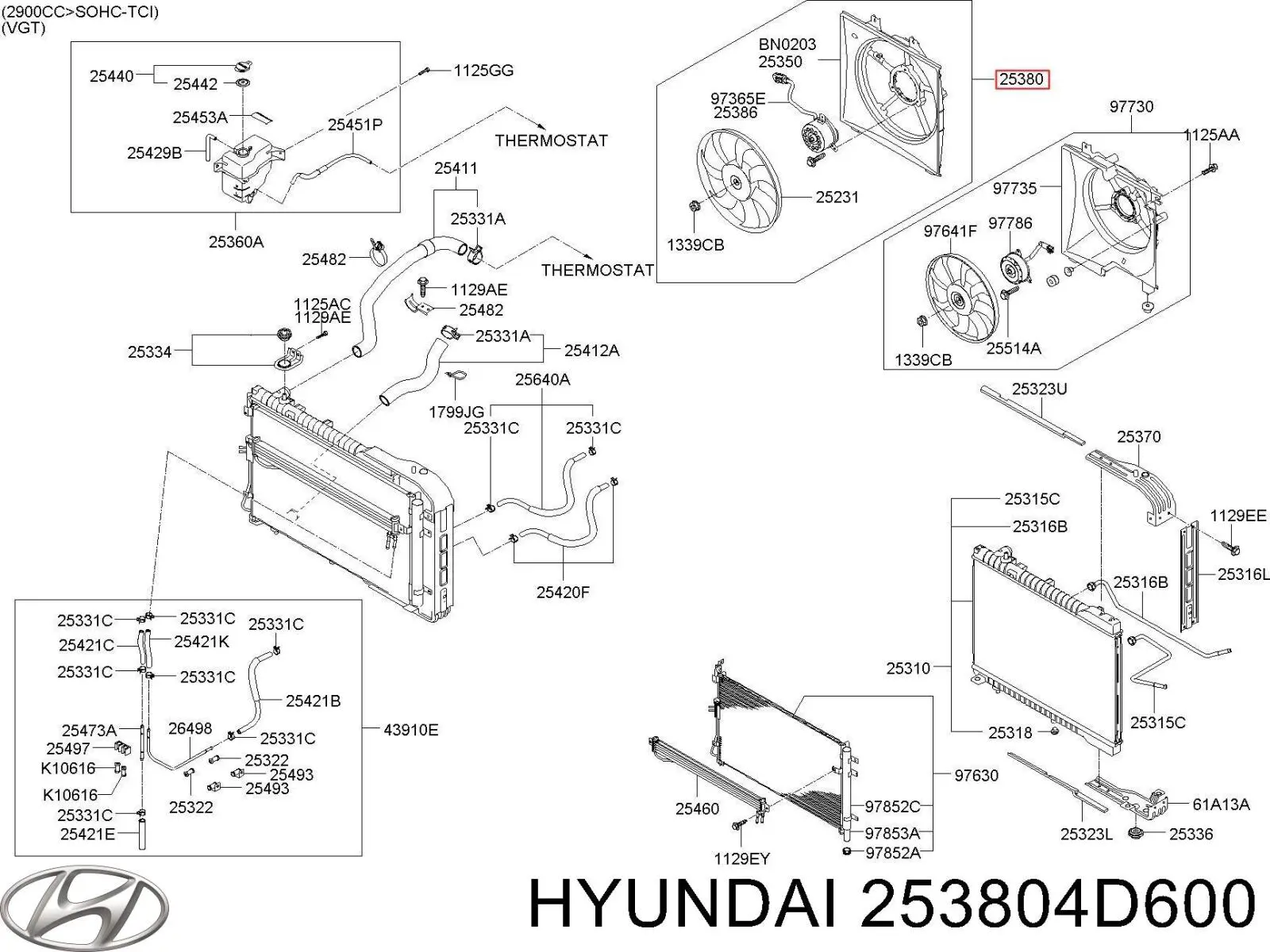 Купити 253804D600 Hyundai/Kia 