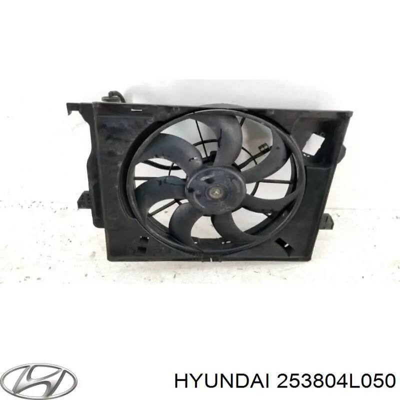 Купити 253804L050 Hyundai/Kia Дифузор радіатора охолодження, в зборі з двигуном і крильчаткою