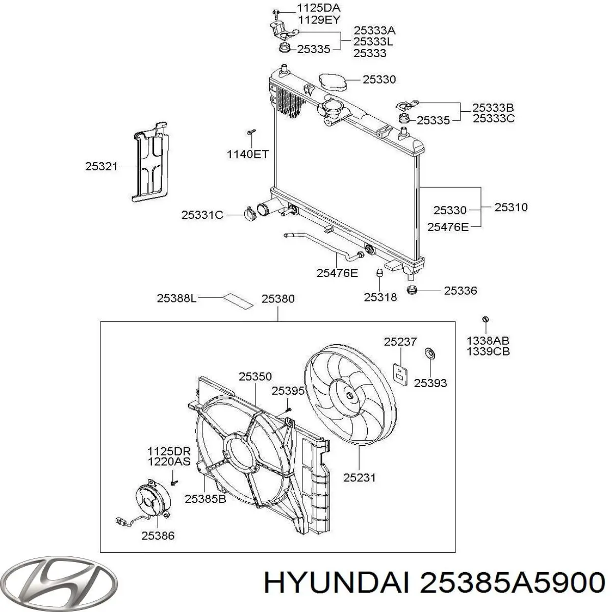  25385A5900 Hyundai/Kia