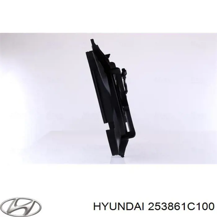 Дифузор радіатора охолодження, в зборі з двигуном і крильчаткою Hyundai/Kia 253861C100 ціна, від 60.20 USD