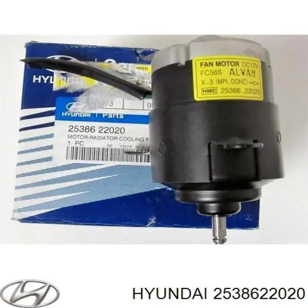 Купити 2538622020 Hyundai/Kia Двигун вентилятора системи охолодження