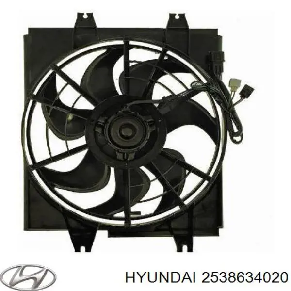 Двигун вентилятора системи охолодження Hyundai/Kia 2538634020 ціна, від 82.35 USD