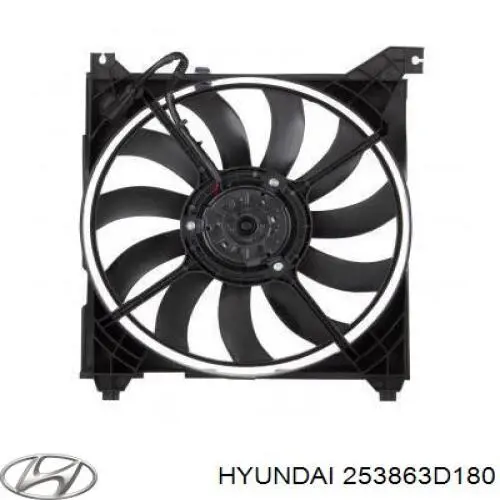 Двигун вентилятора системи охолодження 2538638050 Hyundai/Kia