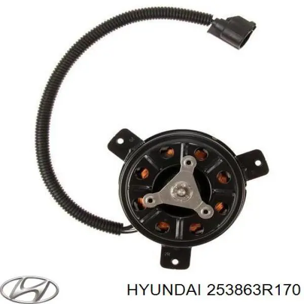 Двигун вентилятора системи охолодження Hyundai Azera (HG) (Хендай Азера)