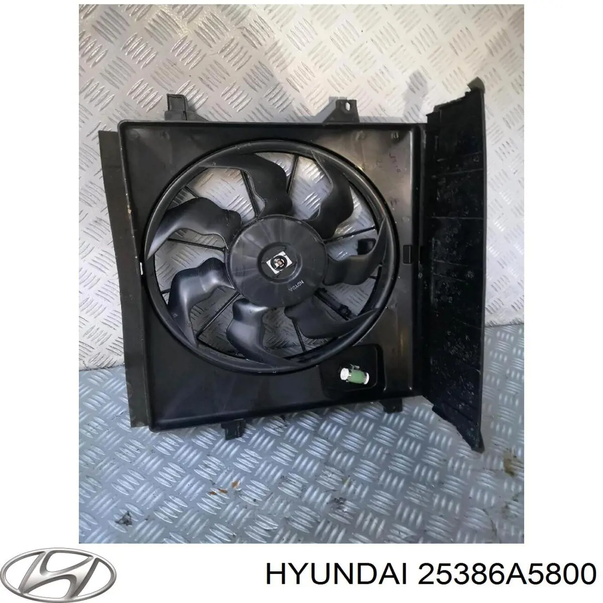 25386A5800 Hyundai/Kia двигун вентилятора системи охолодження