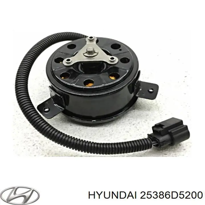 25386D5200 Hyundai/Kia Електродвигун вентилятора системи охолодження