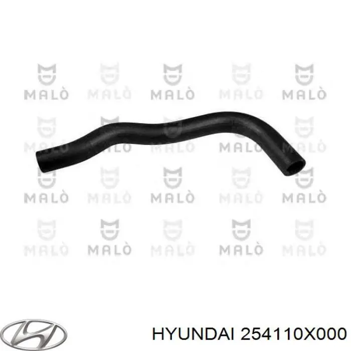 Патрубок системи охолодження Hyundai/Kia 254110X000 ціна, від 16.15 USD
