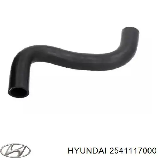 Шланг/патрубок радіатора охолодження, верхній Hyundai/Kia 2541117000 ціна, від 6.16 USD