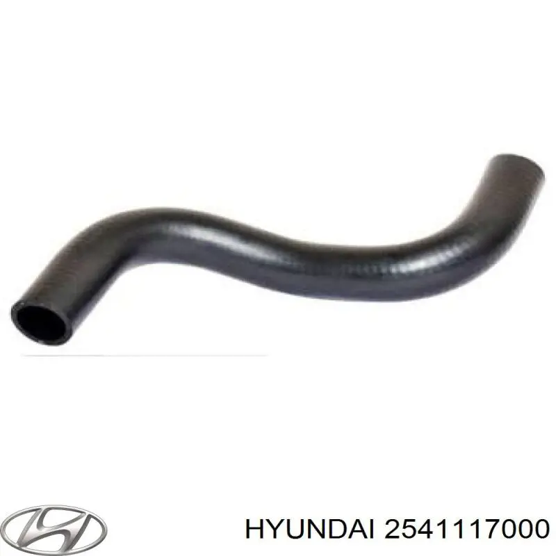 Шланг/патрубок радіатора охолодження, верхній Hyundai Matrix (FC) (Хендай Матрікс)