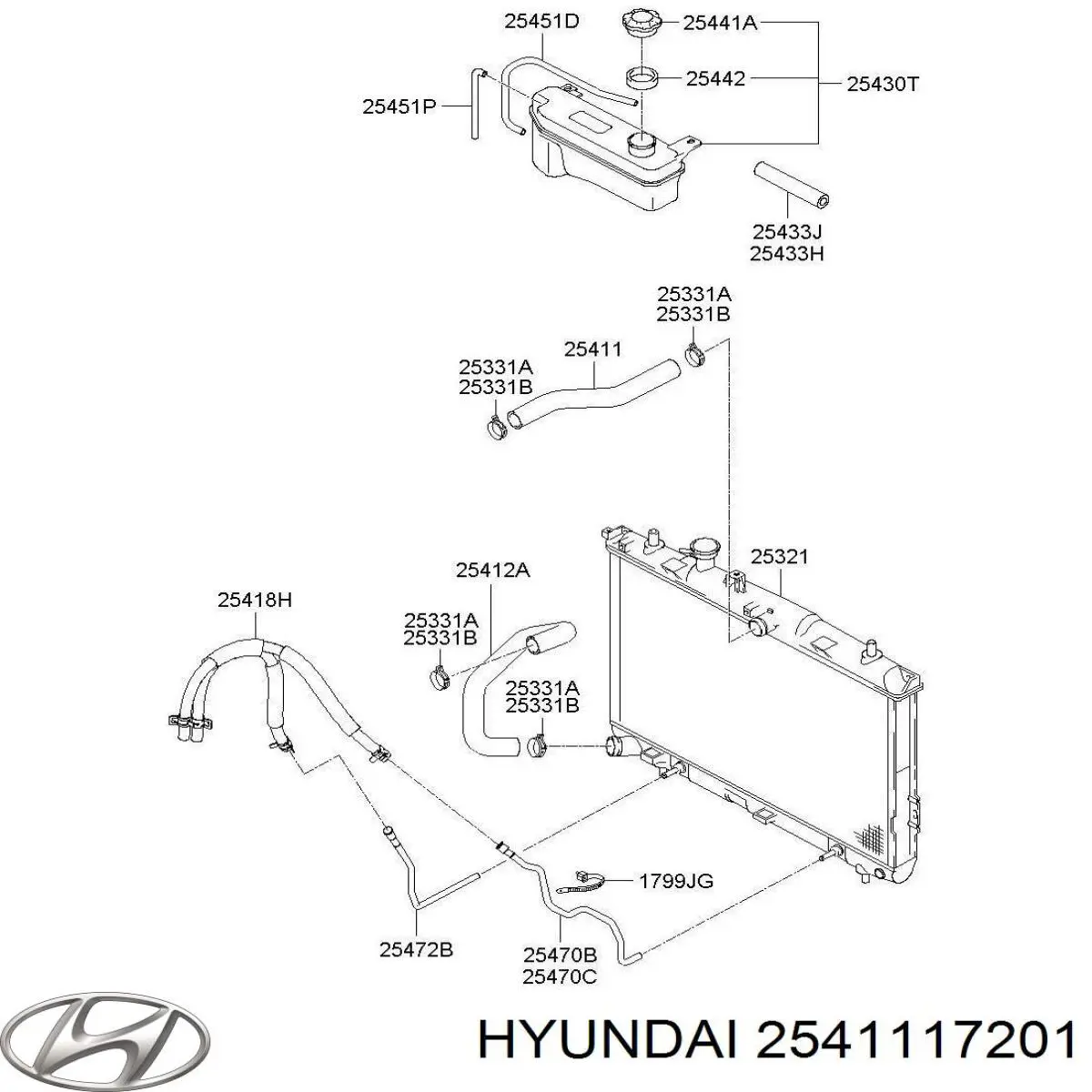  2541117201 Hyundai/Kia