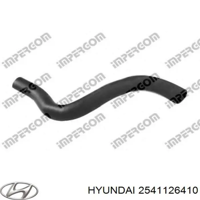 Патрубок системи охолодження Hyundai/Kia 2541126410 ціна, від 11.05 USD