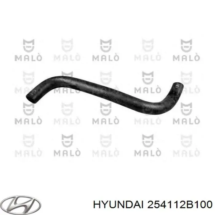 Купити 254112B100 Hyundai/Kia Шланг/патрубок радіатора охолодження, верхній