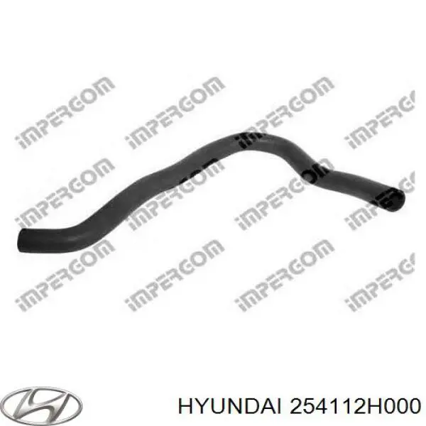 Шланг/патрубок радіатора охолодження, верхній Hyundai/Kia 254112H000 ціна, від 11.00 USD