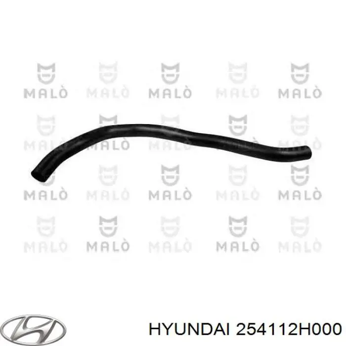 Купити 254112H000 Hyundai/Kia Шланг/патрубок радіатора охолодження, верхній