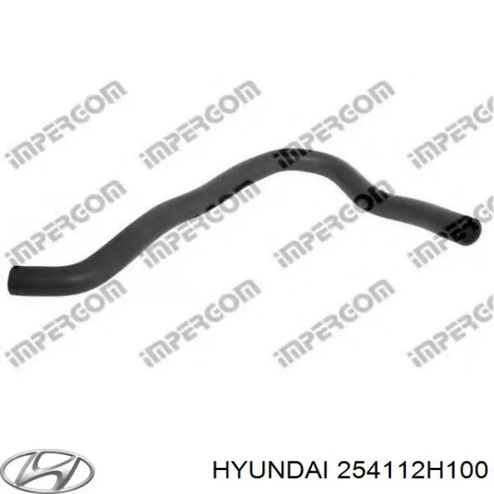 Шланг/патрубок радіатора охолодження, верхній 254112H100 Hyundai/Kia