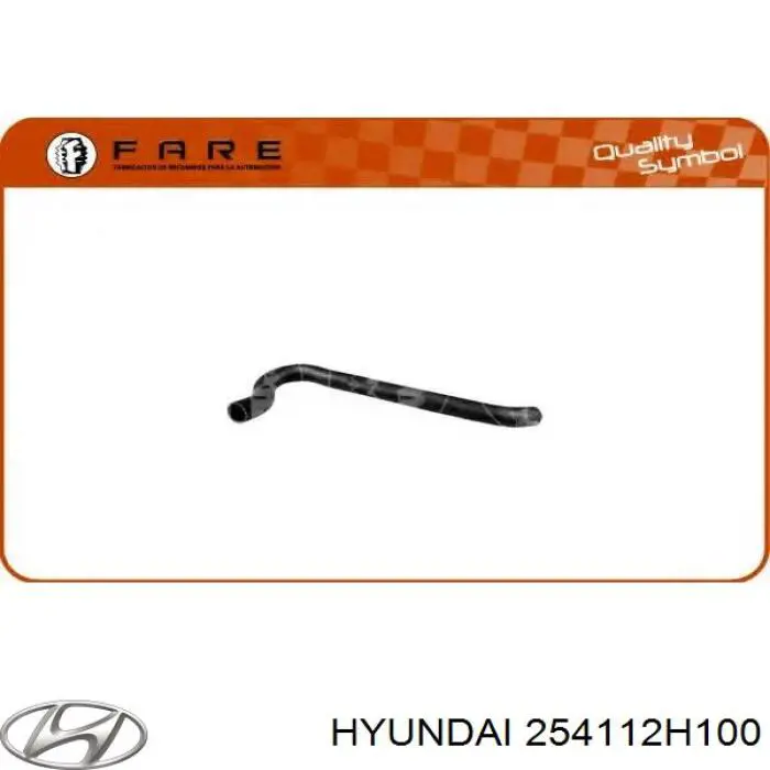 254112H100 Hyundai/Kia Патрубок системи охолодження