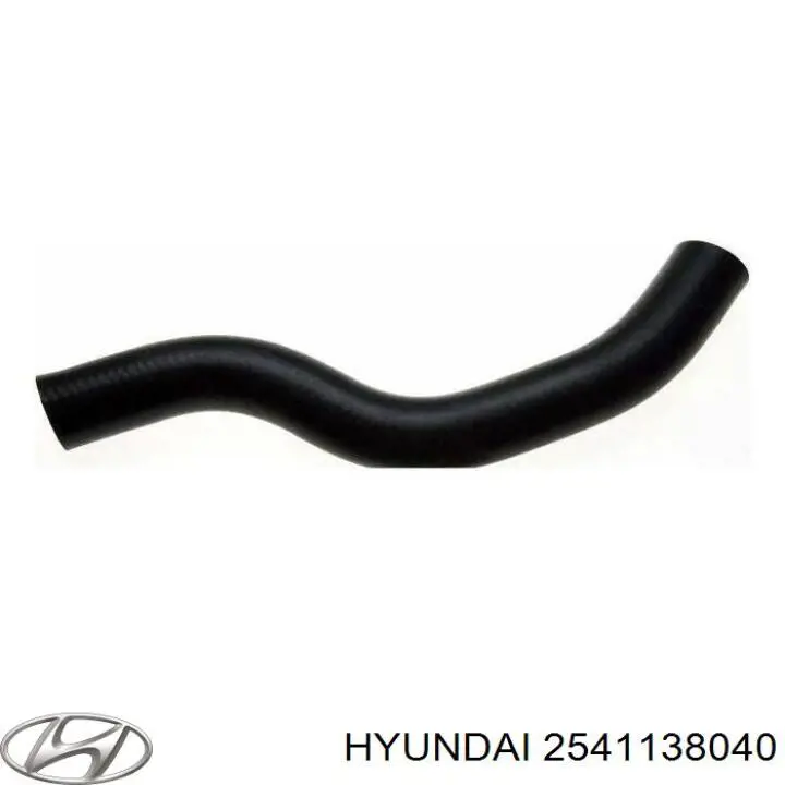 2541138040 Hyundai/Kia шланг/патрубок радіатора охолодження, верхній